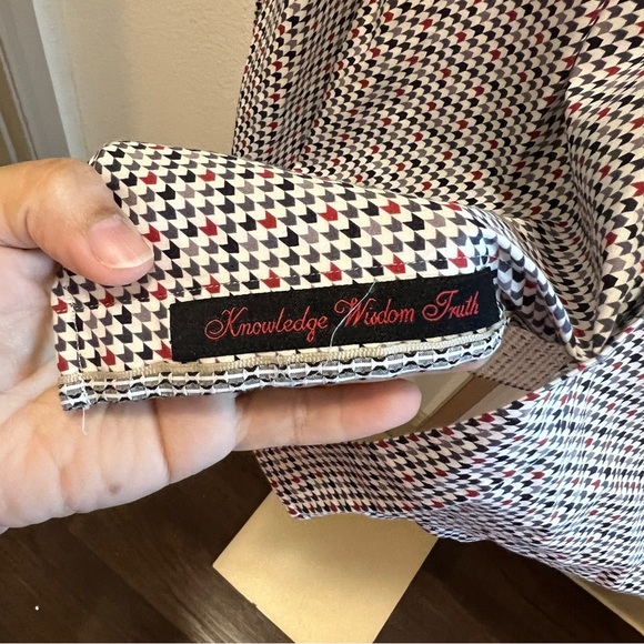 Robert Graham LS Button Down Modern Americana Houndstooth Blue Red White 3XL - Picture 6 of 9